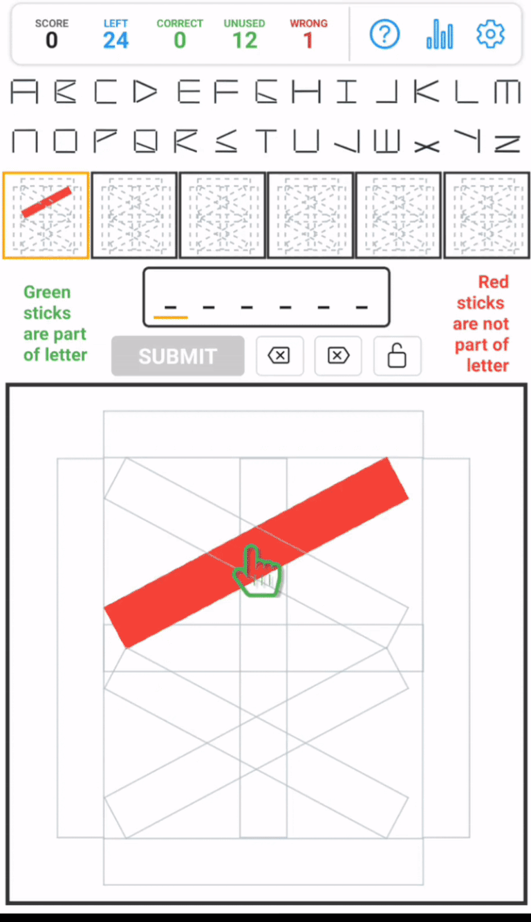 WordGlyph Gameplay Animation